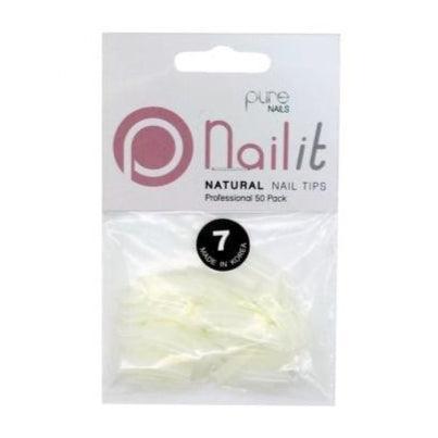 Pure Natural Tips 50s Size 7 1